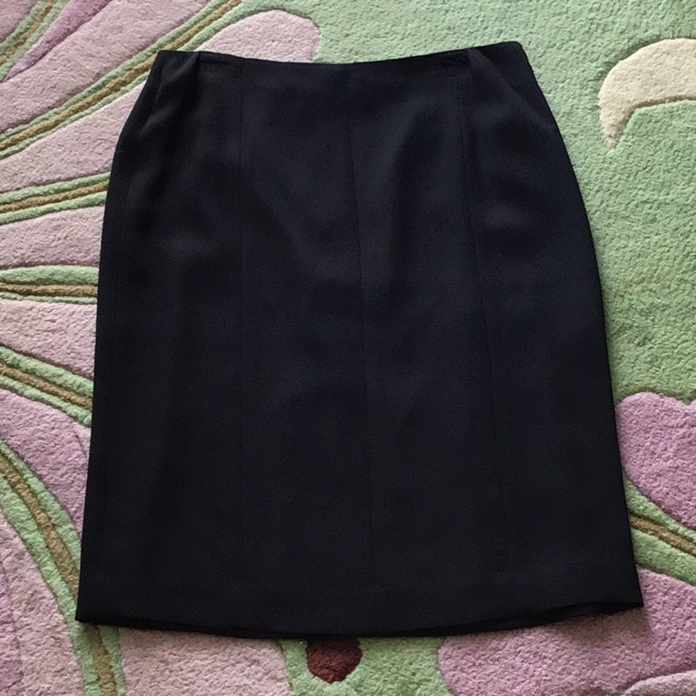 Black silk Juliana Collezione skirt